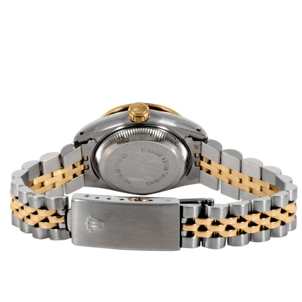 Rolex ladies 26mm Datejust 69173 pyramid roman Diamond two-tone - Picture 4 of 8